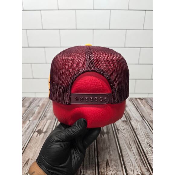 Hazelwood Arizona State University Vintage 3 Stripe Adjustable Trucker Snapback - Picture 3 of 8